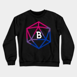 Bi Pride Flag Dice Crewneck Sweatshirt